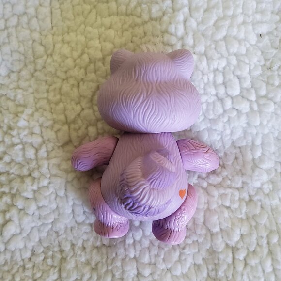 Vintage Care Bears BRIGHT HEART RACCOON Poseable Toy Figure - Picture 5 of 7